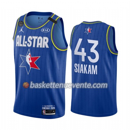 Maillot Basket Toronto Raptors Pascal Siakam 43 2020 All-Star Jordan Brand Bleu Swingman - Homme